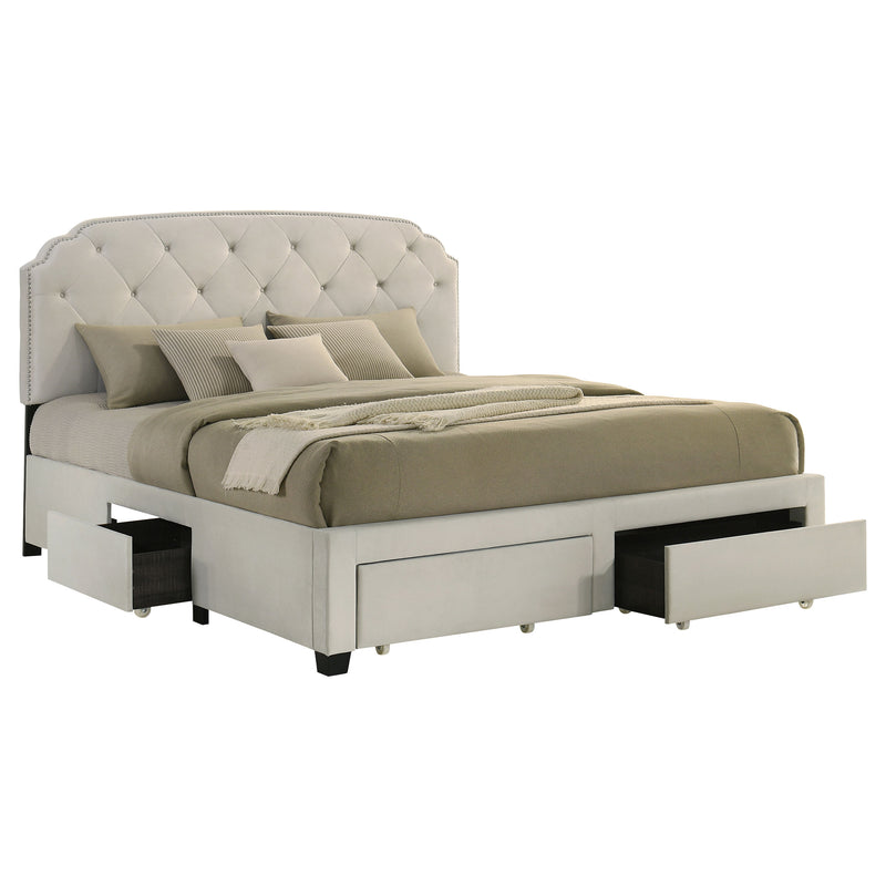 Cama Marianna con Plataforma y Almacenamiento