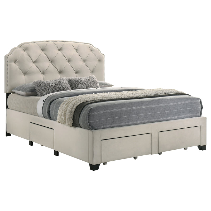 Cama Marianna con Plataforma y Almacenamiento