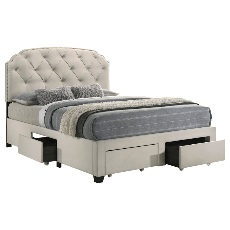 Cama Marianna con Plataforma y Almacenamiento