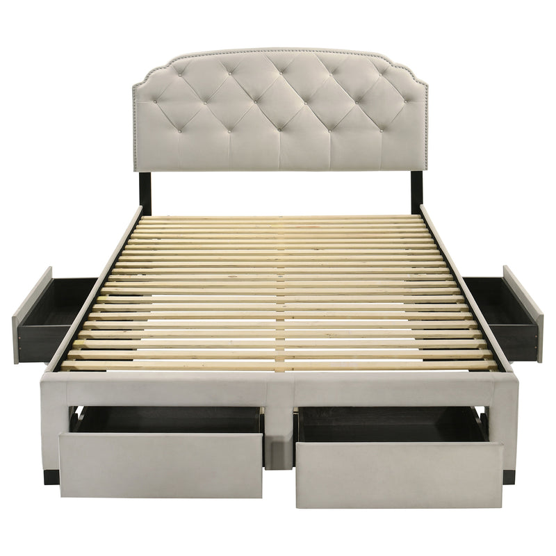 Cama Marianna con Plataforma y Almacenamiento