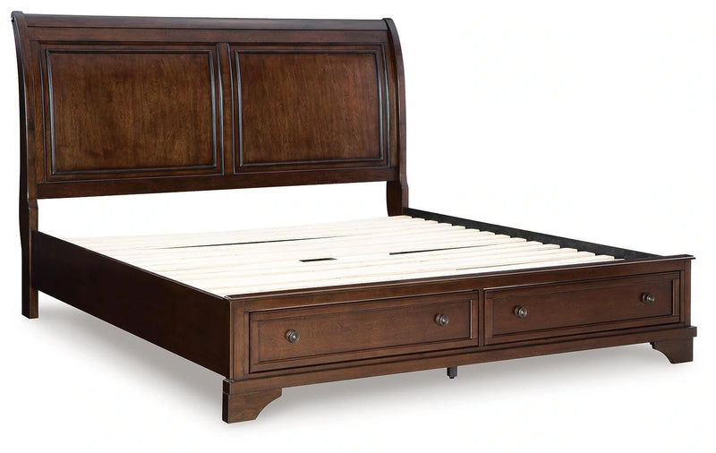 Cama con almacenaje Trellington Sleigh
