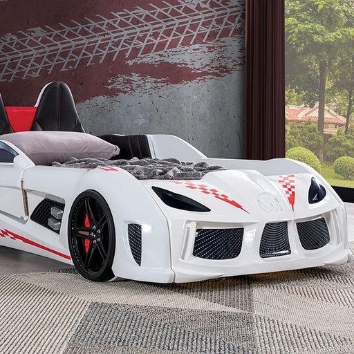 Pista Cama Blanca, Roja, Negra y Azul