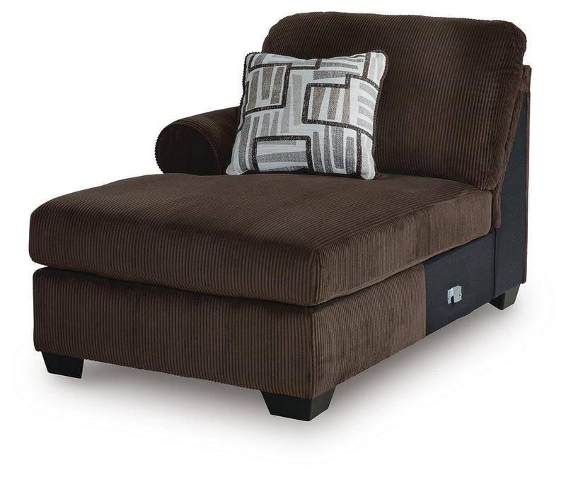 Sofá esquinero Kimlee con chaise longue