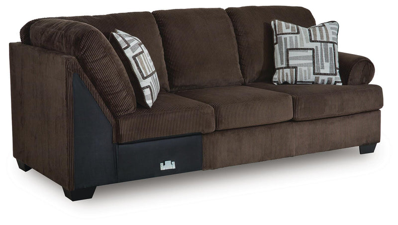 Sofá esquinero Kimlee con chaise longue