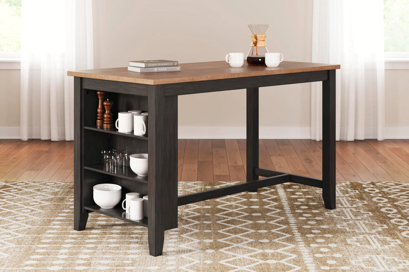 Mesa de comedor a la altura de la encimera Gesthaven