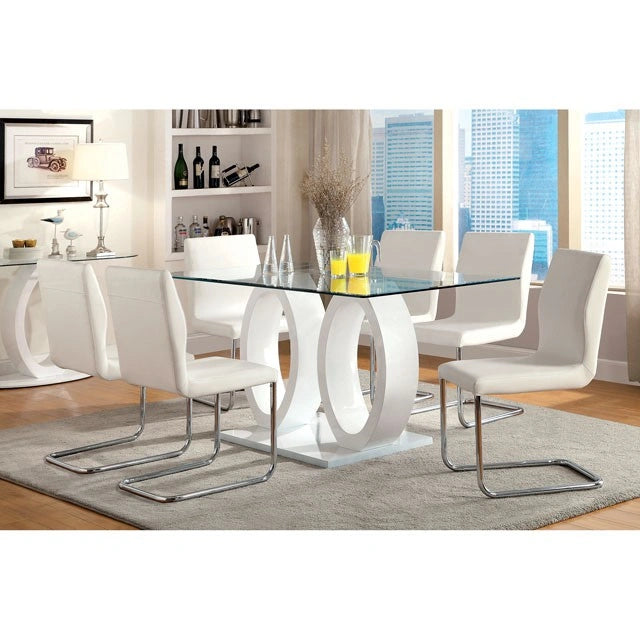 Mesa de comedor blanca LODIA I