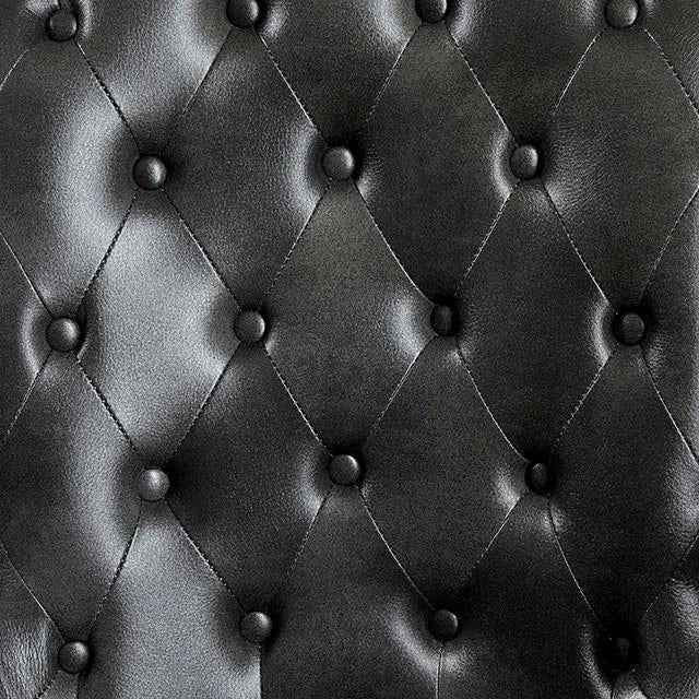 Sillón YELENA gris/negro con altura regulable