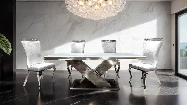 Juego de mesa de comedor de 7 piezas Palazzo