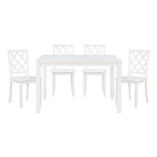 5892WT - Juego de comedor de 5 piezas