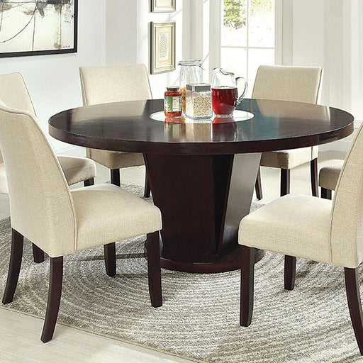 Mesa de comedor redonda Cimma Espresso