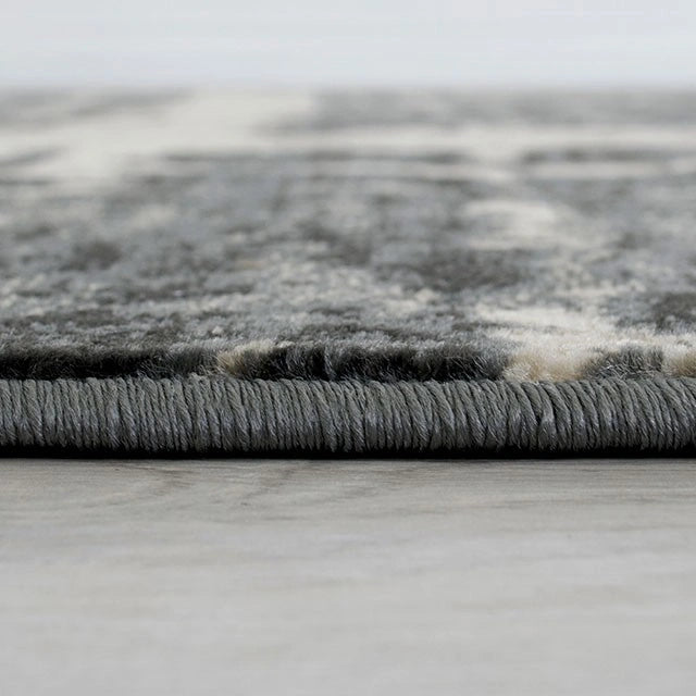Alfombra de área Kozlu Gris/Beige de 5' X 7'