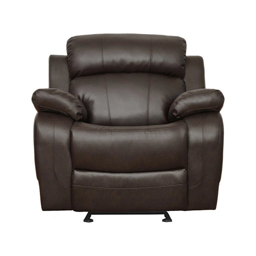 Sillón reclinable doble Marille en marrón