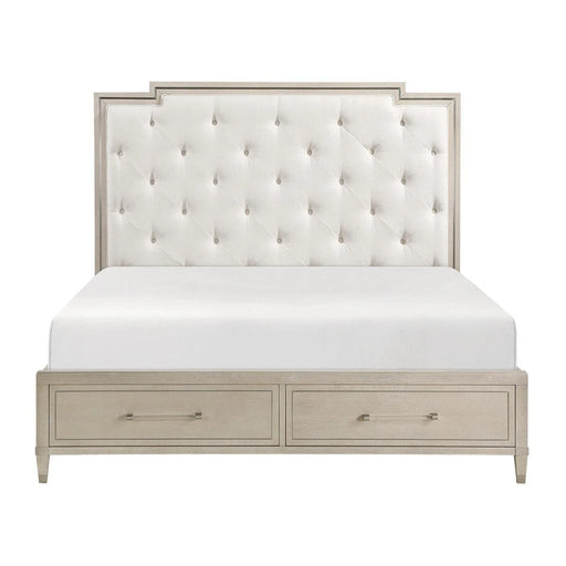 Genoa California King & Eastern King Platform Bed with Footboard Storage