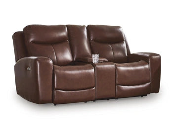 كنبة استرخاء Next Move Power Reclining ذات مقعدين مع وحدة تحكم