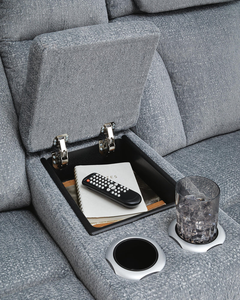 Sofá reclinable Studio Cave Power con consola