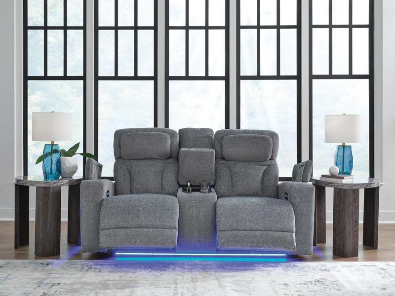 Sofá reclinable Studio Cave Power con consola
