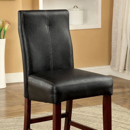 Silla BONNEVILLE II, altura de mostrador, color cereza/negro (2/CTN)