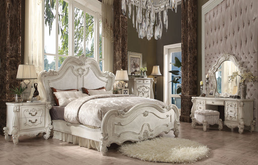 Cama Versailles Bone White California King