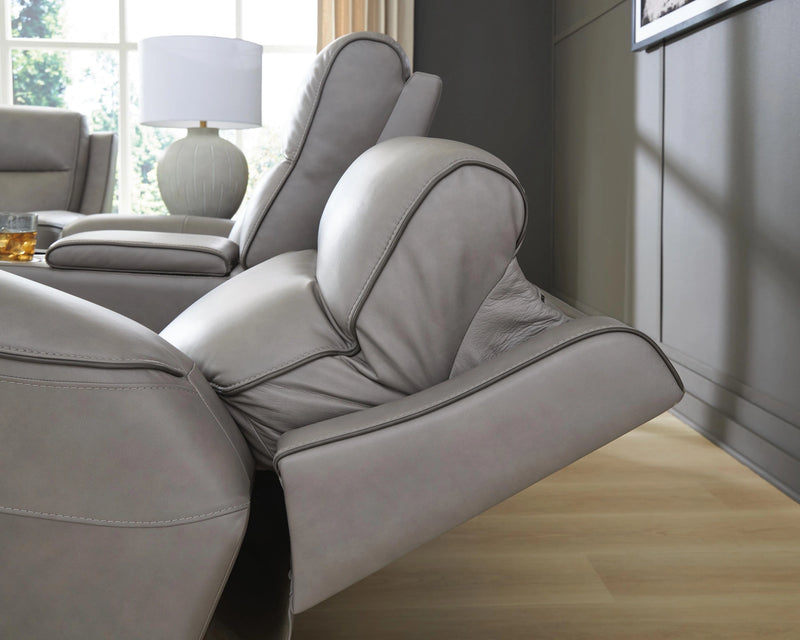 Seccional reclinable doble 5Z-Comfort con consola