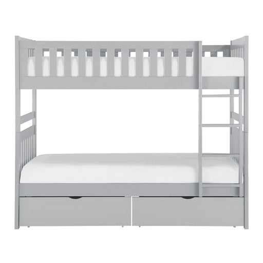 Orion Twin/Twin Bunk Bed With Storage Boxes