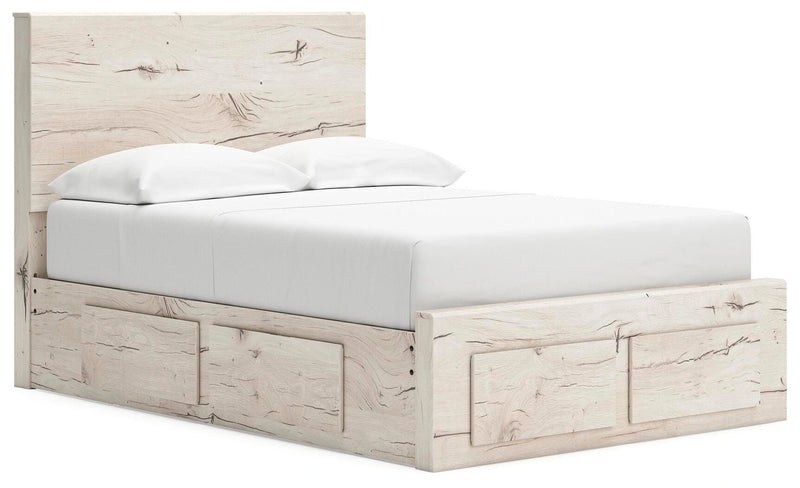Cama Lawroy con almacenamiento en el panel