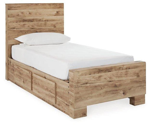 Cama Hyanna con 1 cajón de almacenaje lateral
