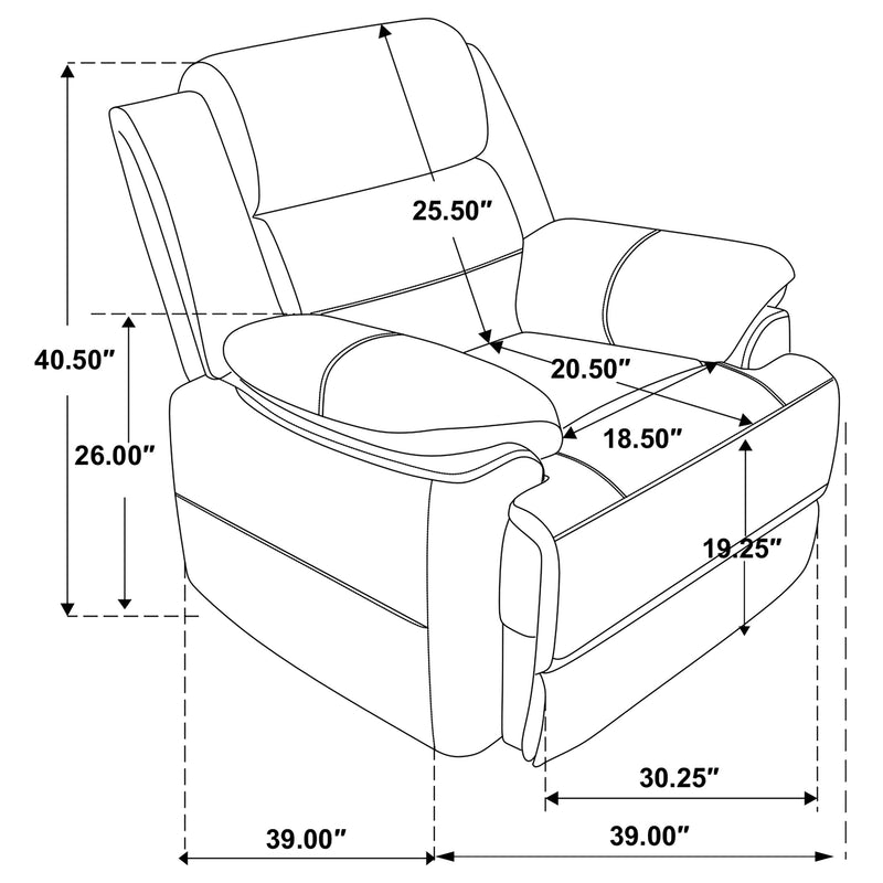 Sillón decorativo Ellington