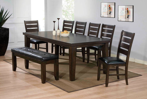 Acme Furniture Urbana Side Chair in Black and Espresso (Set of 2) 74624
