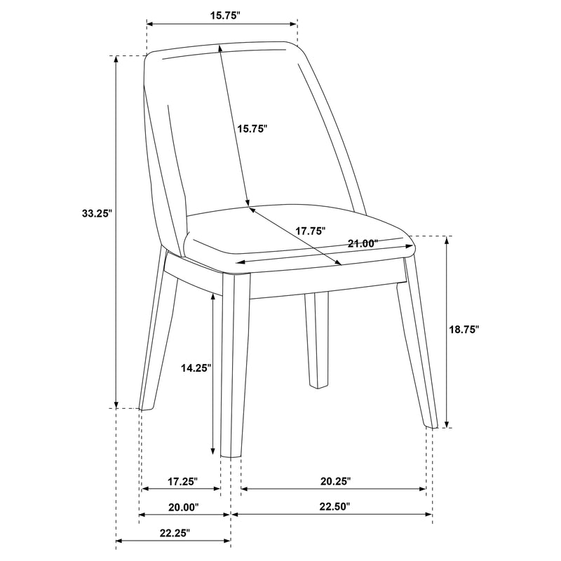 Franklin Dining Side Chair of 2