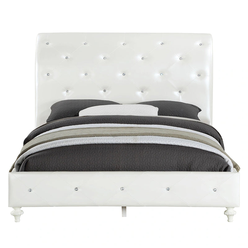 Twin Bed (Padded Sleigh)