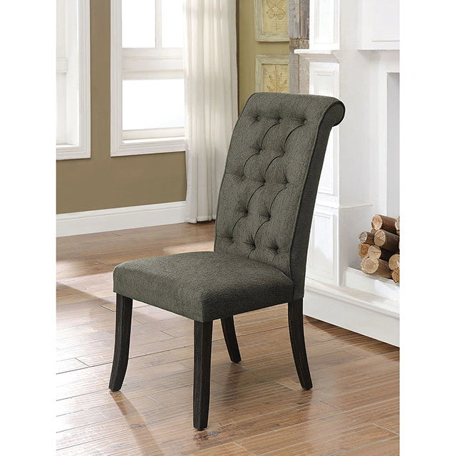 Sania III Silla auxiliar gris/negro antiguo (2/caja)