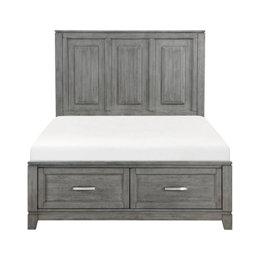 Garretson Full & Twin Platform Bed with Footboard Storage