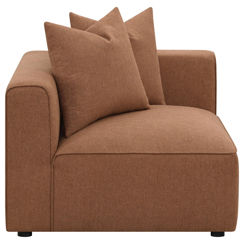 Sillón de esquina tapizado Jennifer