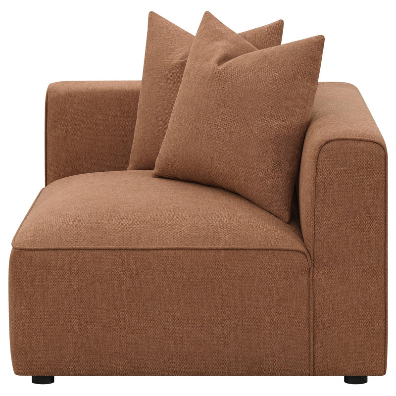 Sillón de esquina tapizado Jennifer