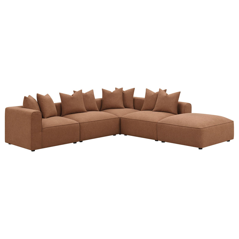 Sillón de esquina tapizado Jennifer
