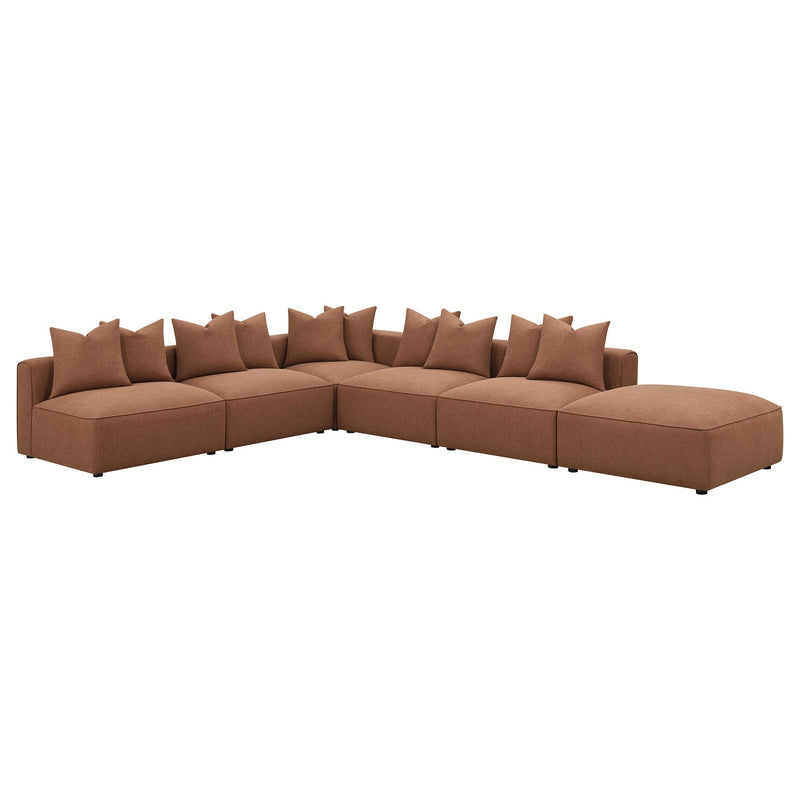 Sillón de esquina tapizado Jennifer