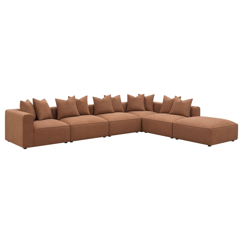 Sillón de esquina tapizado Jennifer