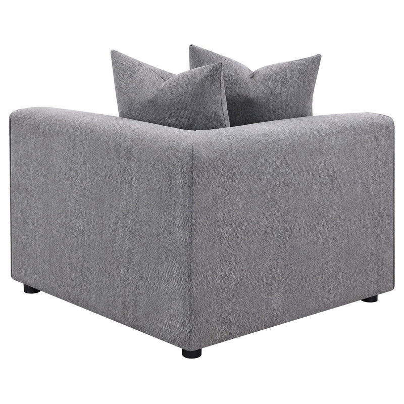 Sillón de esquina tapizado Jennifer
