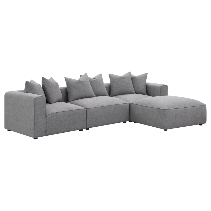 Sillón de esquina tapizado Jennifer