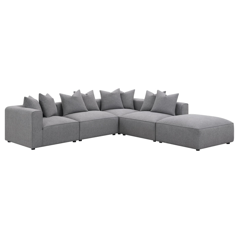 Sillón de esquina tapizado Jennifer