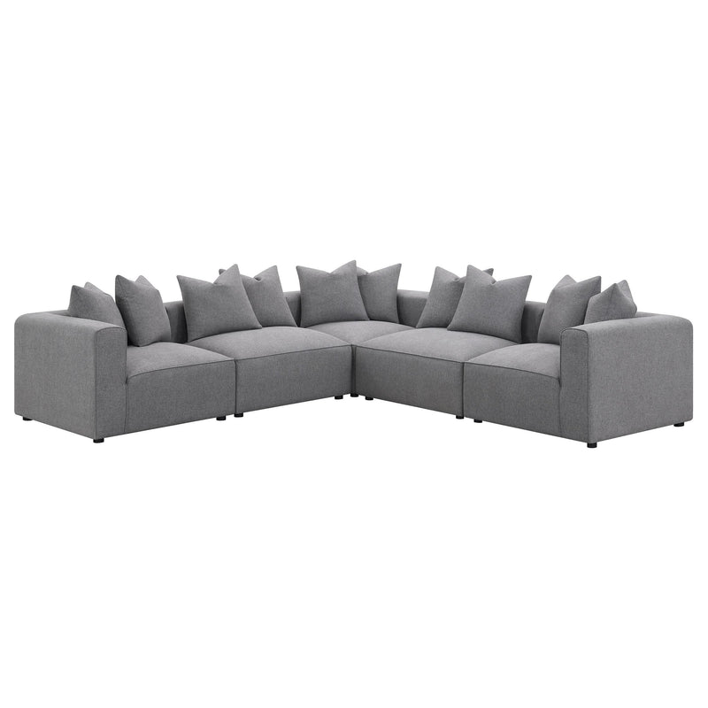 Sillón de esquina tapizado Jennifer