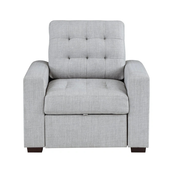 9916GY-1 - كرسي بمسند قدم قابل للسحب