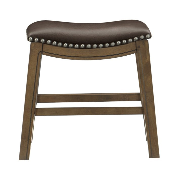 5682BRW-18 - Taburete de comedor de 18", marrón