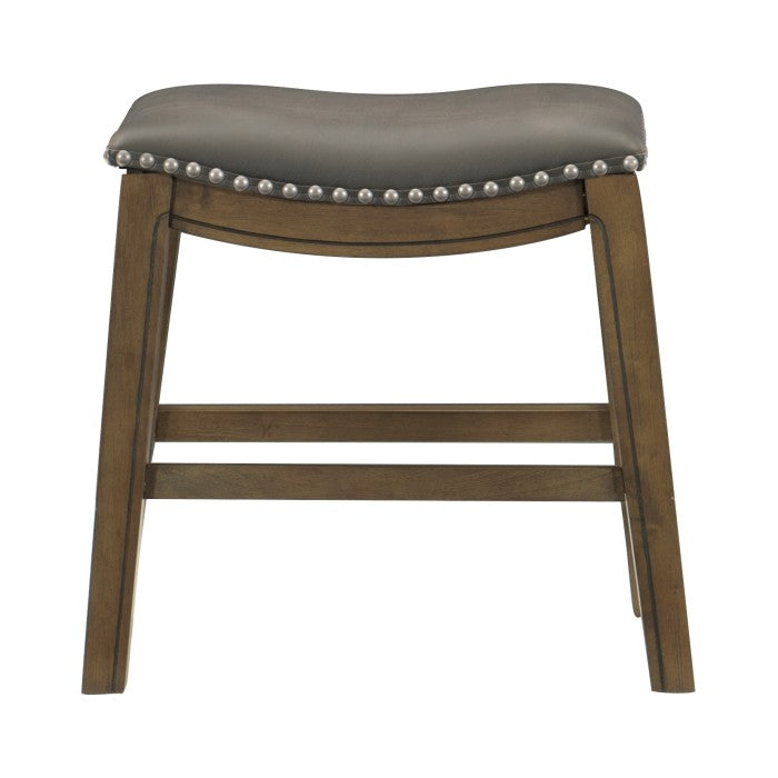 5682GRY-18 - Taburete de comedor de 18", gris