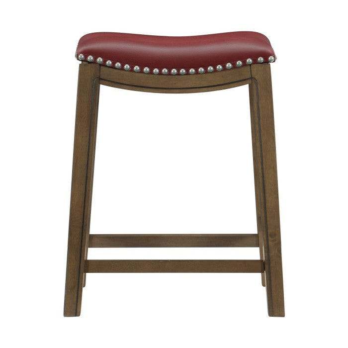 5682RED-24 - Taburete de 24" para barra de cocina, rojo