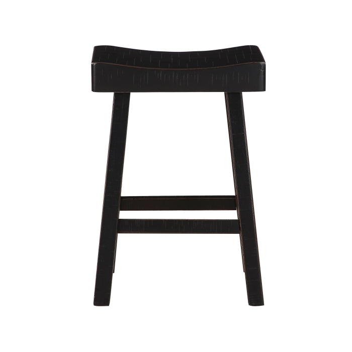 5687BLK-24 - Taburete de altura de mostrador