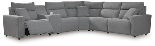 Seccional reclinable Modmax con consola