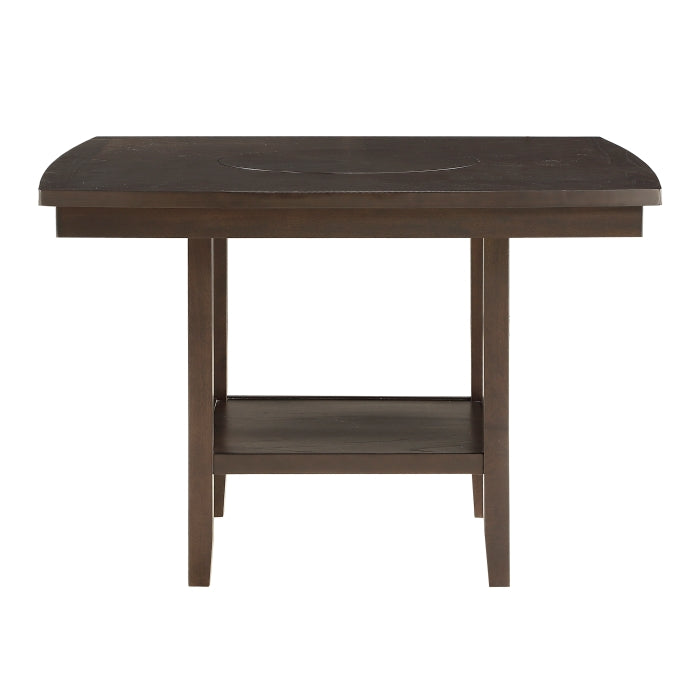 5716-36 - Mesa de altura de mostrador con Lazy Susan