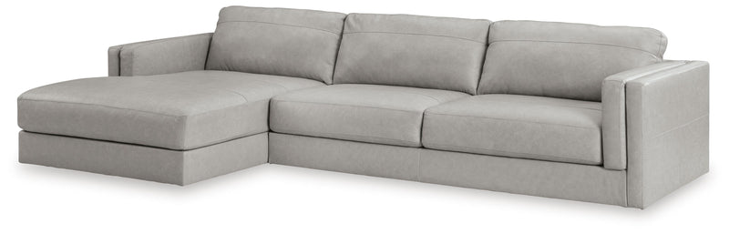 Seccional Amiata con chaise longue