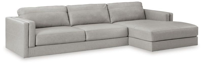 Seccional Amiata con chaise longue